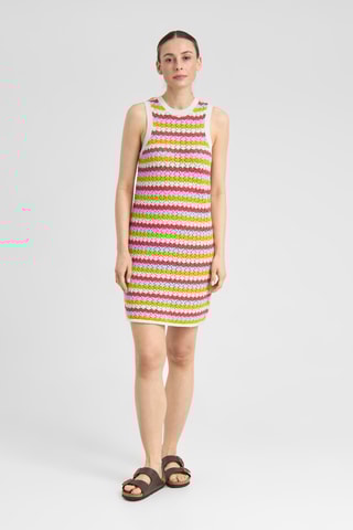 Vestido direito sem mangas - Multicor