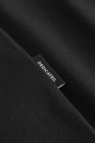 T-shirt regular em algodão biológico - Preto