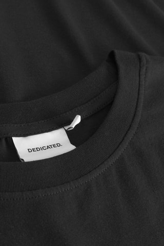 T-shirt regular em algodão biológico - Preto