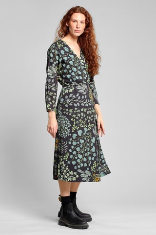 Vestido traçado - Preto