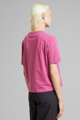 T-shirt relaxed em algodão biológico - Rosa