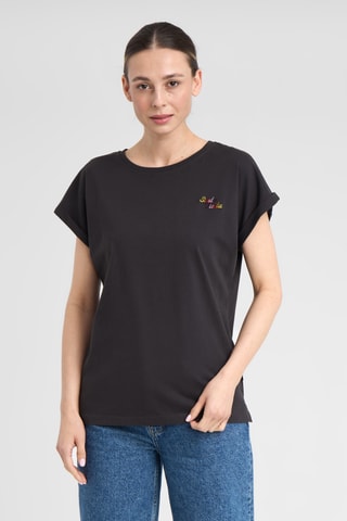 T-shirt slim - Cinzento-escuro