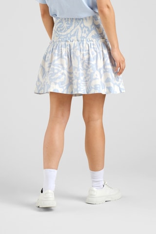 Saia estilo patinadora cintura subida - Azul