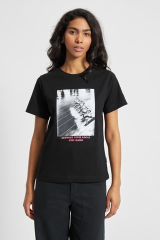 T-shirt regular - Preto