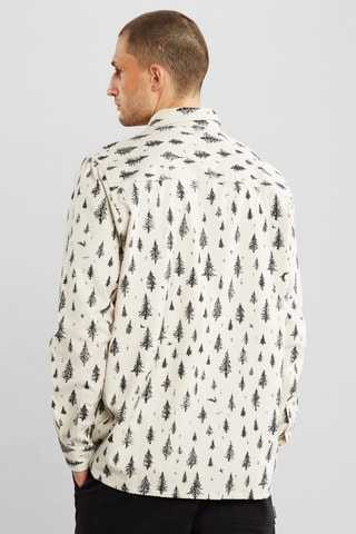 Camisa relaxed em algodão biológico - Cru