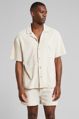 Calções loose - Cru