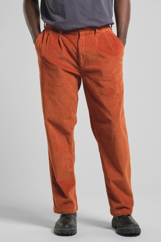 Calças em algodão biológico - Laranja