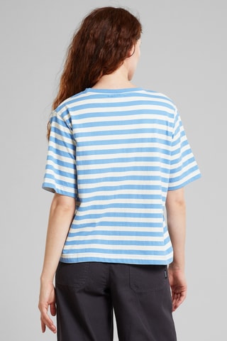 T-shirt relaxed em algodão biológico - Azul