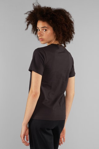 T-shirt regular em algodão biológico - Cinzento-escuro