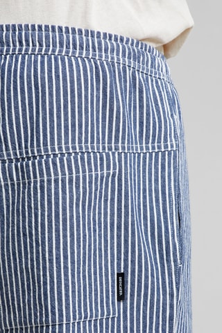 Calções em algodão biológico - Azul