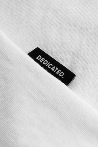 T-shirt regular em algodão biológico - Branco