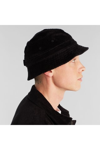 Chapéu à pescador de algodão biológico - Preto