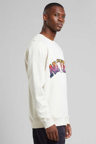 Sweat em algodão biológico - Cru