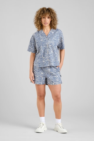 Calções regular - Azul