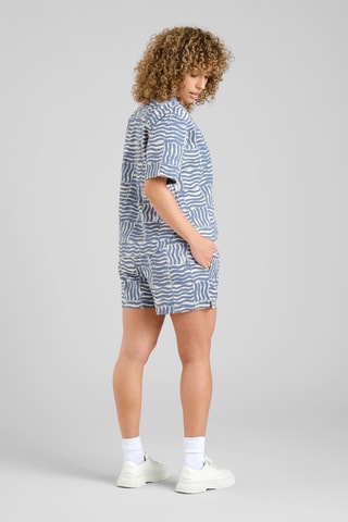 Calções regular - Azul