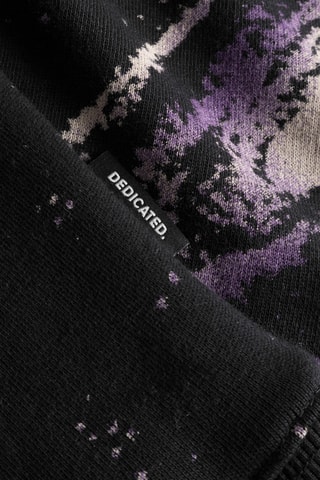 Sweat relaxed em algodão biológico com capuz - Preto