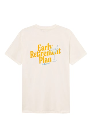 T-shirt regular em algodão biológico - Branco