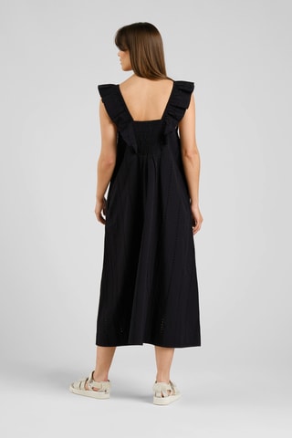 Vestido trapézio sem mangas - Preto