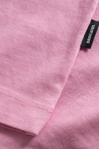 T-shirt loose em algodão biológico - Rosa