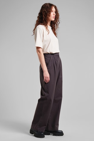 Calças em algodão biológico - Preto