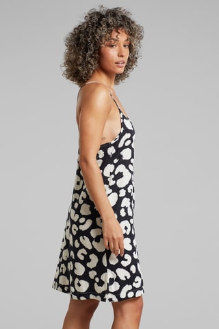 Vestido curto relaxed - Preto