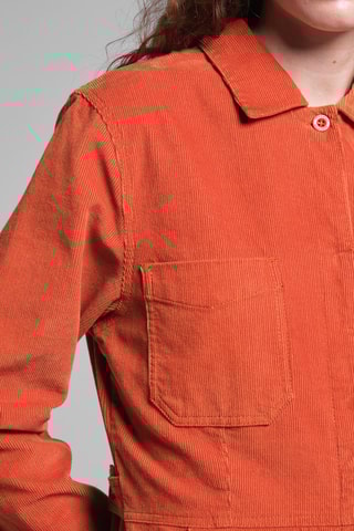 Jardineiras em algodão biológico - Laranja