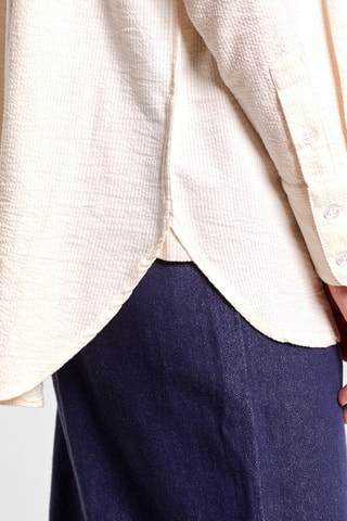 Camisa relaxed em algodão biológico - Branco