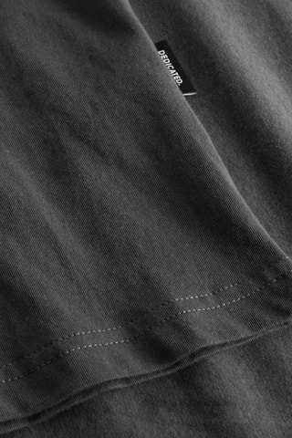 T-shirt regular em algodão biológico - Cinzento-escuro