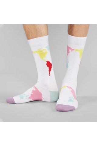 Chaussettes en coton biologique - Blanc