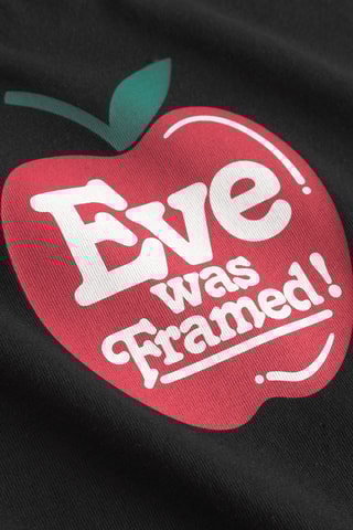 T-shirt slim em algodão biológico - Preto