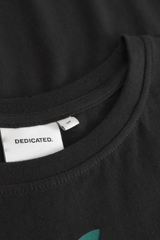 T-shirt slim em algodão biológico - Preto