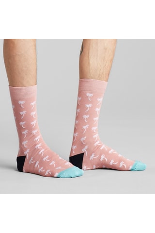 Chaussettes en coton biologique - Rose