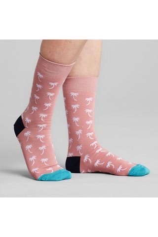 Chaussettes en coton biologique - Rose