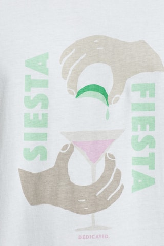 T-shirt regular em algodão biológico - Branco