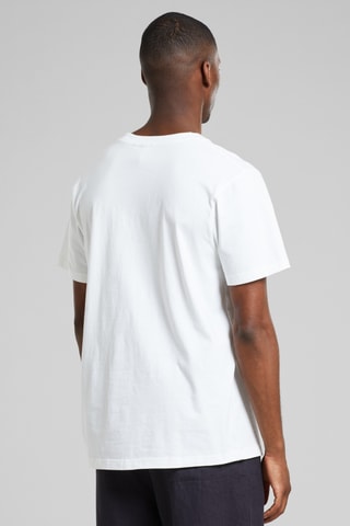 T-shirt regular em algodão biológico - Branco