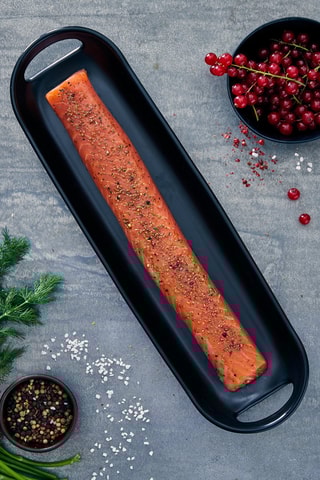 Coeur de saumon fumé gravelax à l'aneth - 100 g