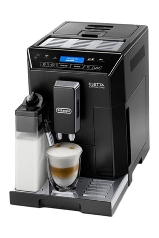 Machine à café avec broyeur Eletta Cappuccino - Café grains ou moulu - 2 l - 1400 W - Noir