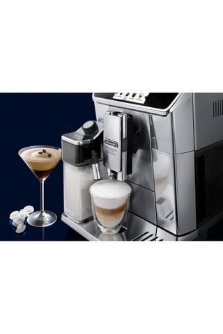 Machine à café PrimaDonna Elite Experience - Café à grains et moulu - 2 l - 1450 W - Argenté et noir