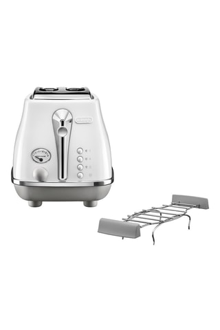 Grille-pain Icona Capitals - 900 W - 2 fentes - Blanc