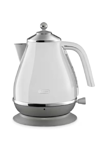 Bouilloire sans fil en acier inoxydable Icona Capitals - 1,7 l - 2000 W - Blanc