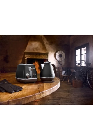 Bouilloire sans fil Icona Vintage - 1,7 l - 2000 W - Noir