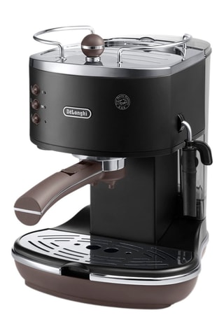 Cafetière Icona Vintage - Café moulu - 1,4 l - 1100 W - Noir