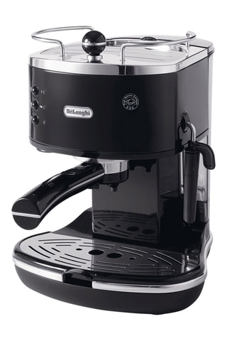 Cafetière Icona Vintage - Café moulu - 1,4 l - 1100 W - Noir