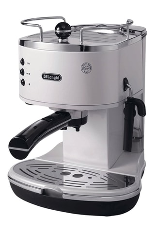 Cafetière Icona Vintage - Café moulu - 1,4 l - 1100 W - Blanc