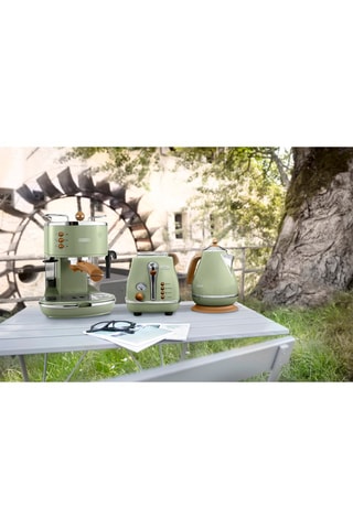 Cafetière Icona Vintage - Café moulu - 1,4 l - 1100 W - Vert