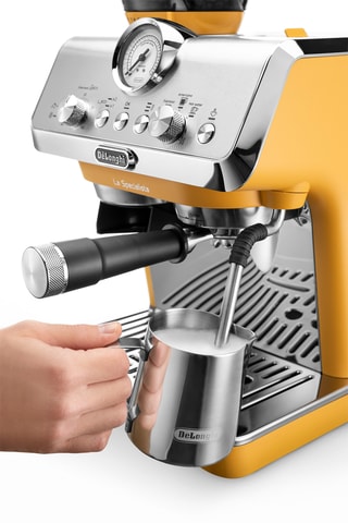 Machine à café La Specialista Arte - Café à grains - 2 tasses -  1,7 l - 1300 W - Jaune