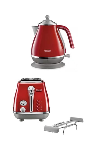 Grille-pain et Bouilloire Icona Capitals - Rouge
