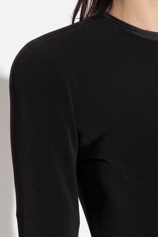 Vestido de tubo Twill Mini Dress  -  Balenciaga - Negro