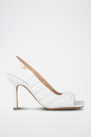 Zapatos de piel de tacón - Bottega Veneta - Blanco