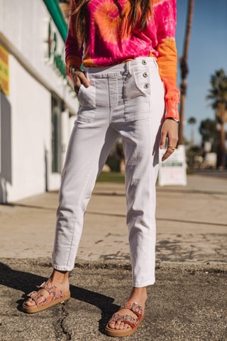 Pantalon 7/8 Octavia Milky - Blanc